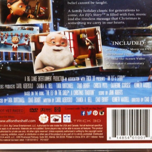 Elf on The Shelf a Christmas Tradition Toy Figure  IN THE BOX + BOOK + DVD - Picture 15 of 16